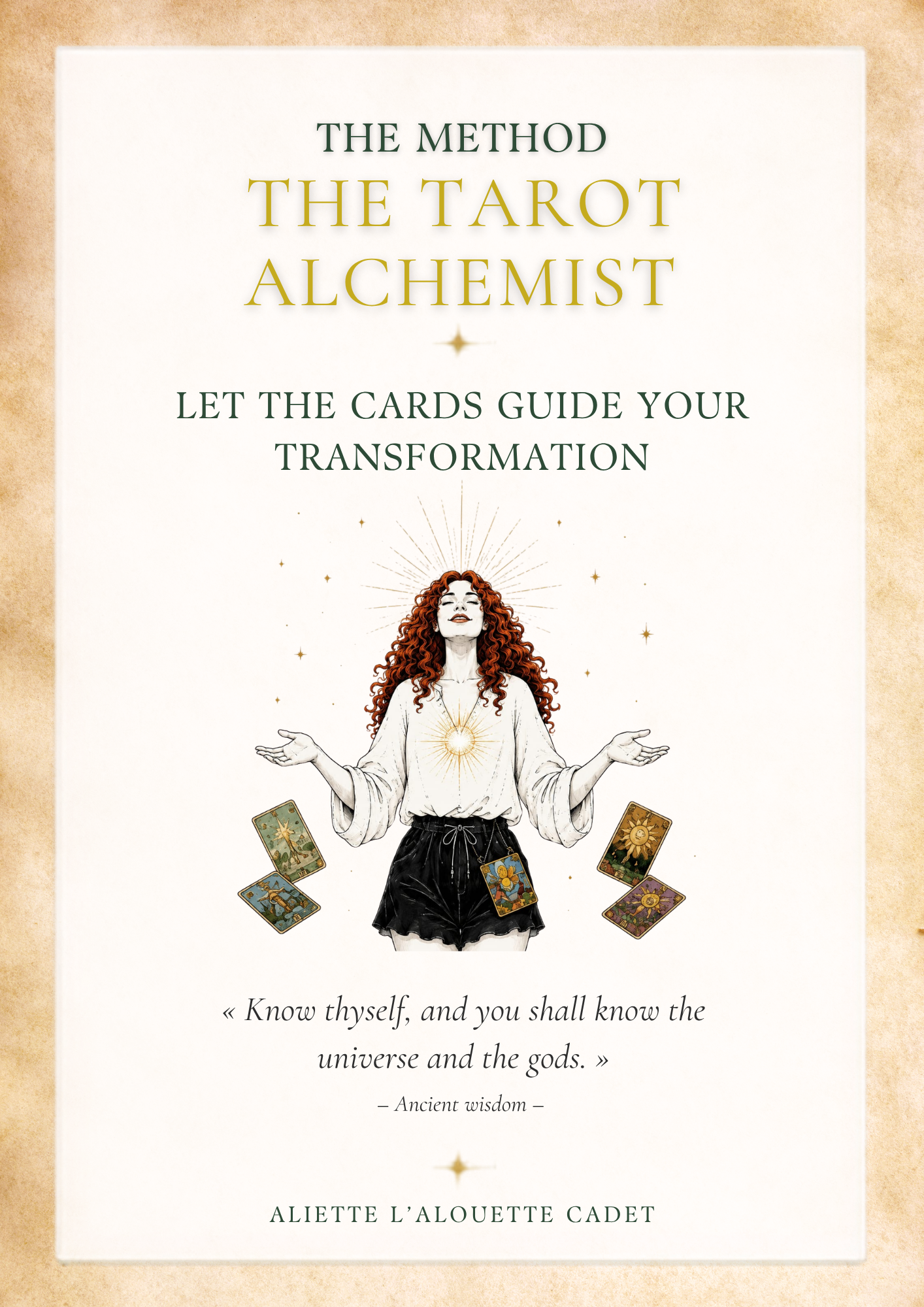Cover of the Guidebook « The Tarot Alchemist Method ».