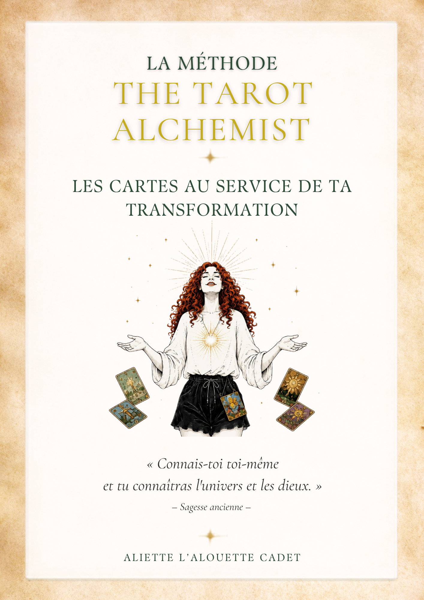 Couverture du Guidebook « La Méthode The Tarot Alchemist ».